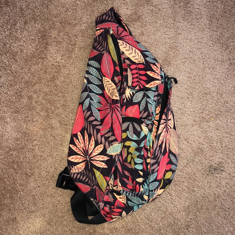 Tropical floral, cross, body bag, travel, bag, small travel bag carry bag purse - Picture 8 of 8